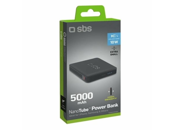 SBS TEBB5000HDK, 5000 mAh, Lithium polymer (LiPo), Smart IC, 3,85 V, 10 W, Sort
