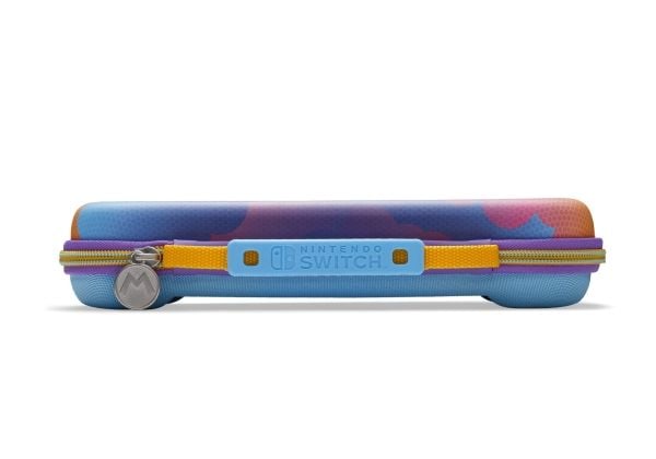 PowerA NSCS0302-01, Kova kotelo, Nintendo, Monivärinen, Naamio, Kumi, Nintendo Switch, Nintendo Switch Lite, Nintendo Switch OLED, Vetoketju, Vetok...