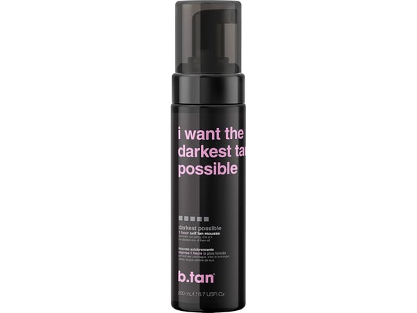 b.tan i want the darkest tan possible 200ml tan mousse
