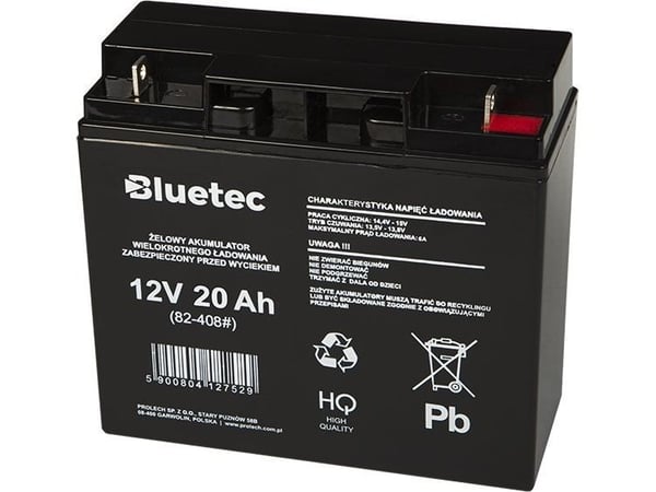 Blow 82-408# gelbatteri 12V 20Ah bluetec