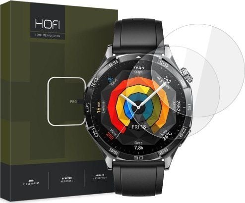 Hofi HERDET GLASS HOFI GLASS PRO+ 2-PAKK HUAWEI WATCH GT 5 (46 MM) KLAR