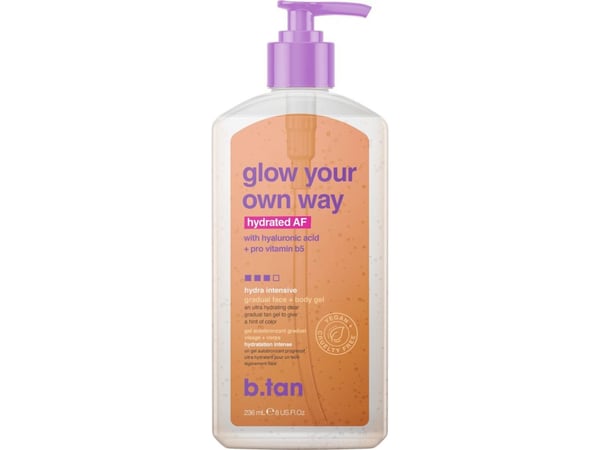 B.tan b.tan glow your own way HYDRATED AF - Tinted Bodylotion 236 ml