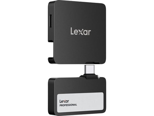 Ekstern SSD Lexar SL400 Go Hub 2TB svart (LSL400S002T-RNBNG)
