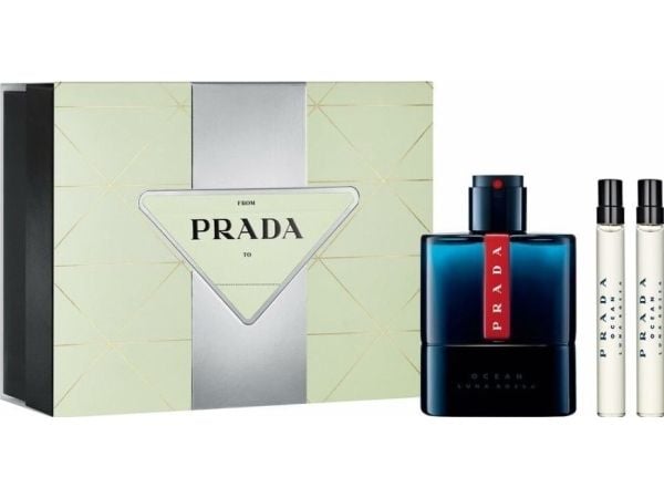 Set Prada Luna Rossa Ocean Edt 100ml + Edt 2x10ml