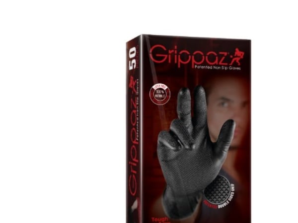 Grippaz nitrilhansker 246 Black, 50 stk