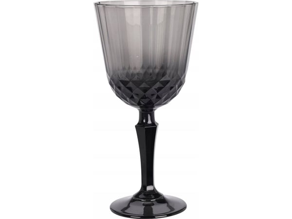 Utmerket Houseware Grå glass vinglass, 310 ml
