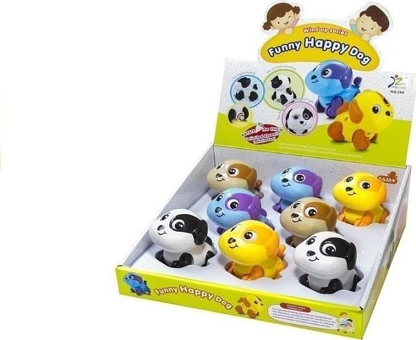 LeanToys snurrende hundeleketøy som beveger halen farger LEAN TOYS
