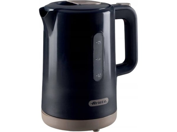 Ariete 2846/00, 1,7 l, 2200 W, Svart, Plast, Vannivåindikator, Trådløs