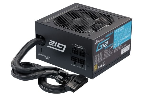 Seasonic G12 GM Series - Strømforsyning (intern) - ATX12V - 80 PLUS Gold - AC 100-240 V - 650 watt