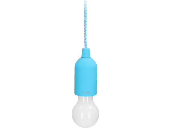 Orno batteridrevet nattlampe på snor 1W LED, 3xAAA, turkis