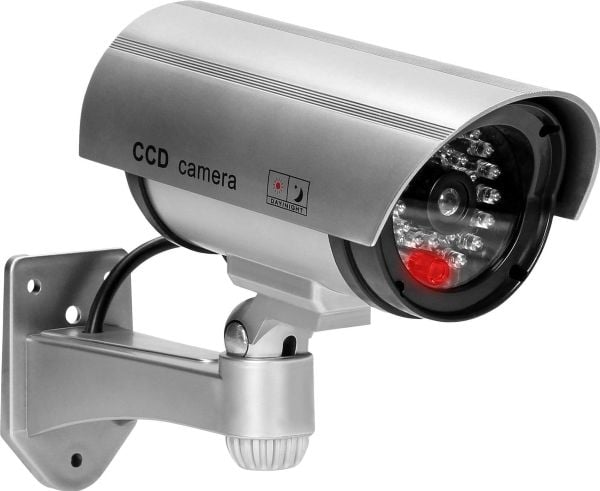 Orno kamerahus til CCTV-overvåkning, batteridrevet, sølv