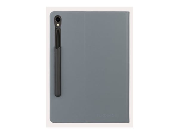 Tucano GALA - Vikbart fodral för surfplatta - nylon/polyuretan, plast, termoplastisk polyuretan (TPU) - mörkgrå - för Samsung Galaxy Tab S9