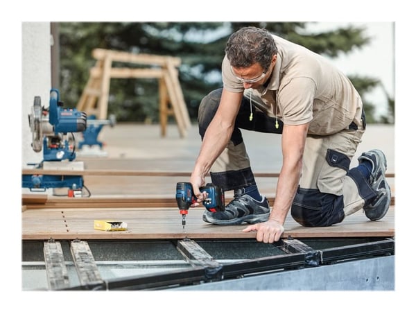 Bosch GDX Professional 18V-210C - Støtskiftenøkkel - trådløs - 3 hastigheter - 1/4" hex socket, 1/2" firkantnøkkel - uten batteri - 18 V - SOLO