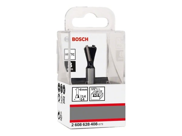 Bosch Standard for Wood - Fresekutter - for kryssfinér, fiberplate, bløtt tre, løvtre, composite wood - spike - 14 mm - cylindrical - lengde: 55 mm