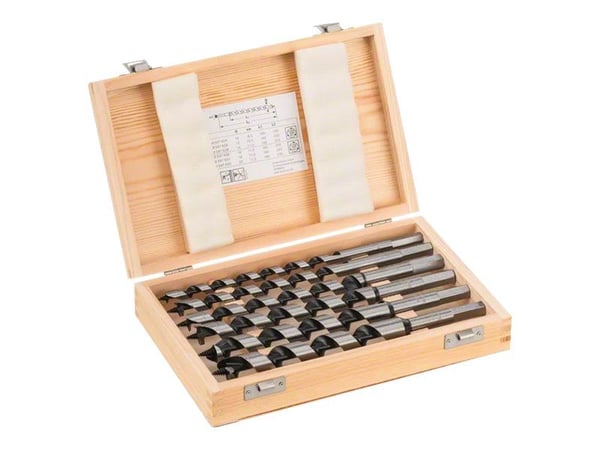 Bosch - Borsett - for bløtt tre, løvtre - vribordel - 6 deler - 10 mm, 12 mm, 14 mm, 20 mm, 18 mm, 16 mm - heksagonal - lengde: 235 mm