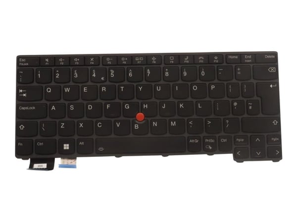 Primax - Erstatningstastatur for bærbar PC - med Trackpoint - bakbelysning - QWERTY - Storbritannia - svart - FRU - for ThinkPad L13 Gen 3; L13 Yog...