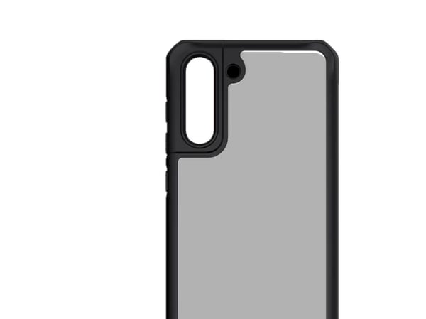 ITSKINS HYBRID Solid cover til Samsung Galaxy S21. Gennemsigtig