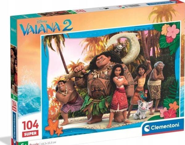 Clementoni Clementoni Puzzle 104el Super Vaiana 2 25787 25787