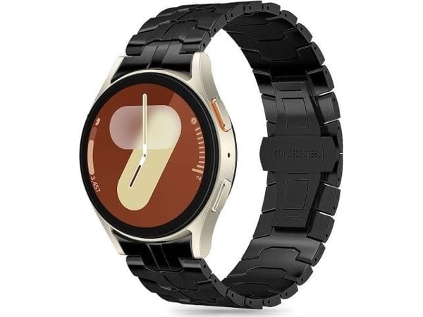 TECH-PROTECT STAINLESS LINE beskyttelse Samsung Galaxy Watch 4/5/5 PRO/6/7/FE - svart