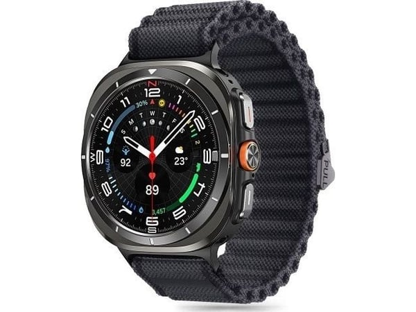 Tech-Protect WEAVE PRO deksel til Samsung Galaxy Watch Ultra (47 mm) svart