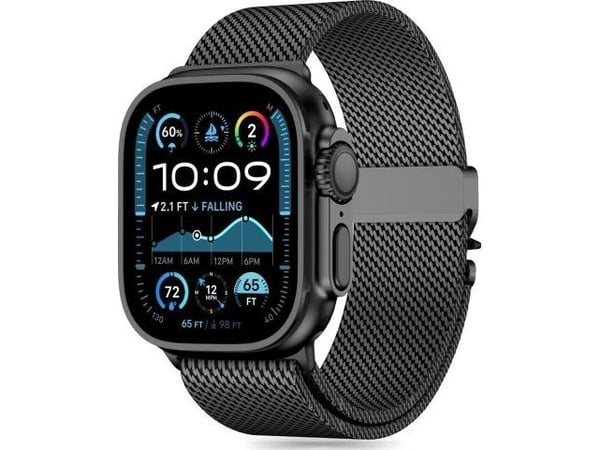 Tech-Protect MILANO Apple Watch 6 / 7 / 8 / 9 / 10 / SE / ULTRA 1 / 2 (44 / 45 / 46 / 49 mm) svart