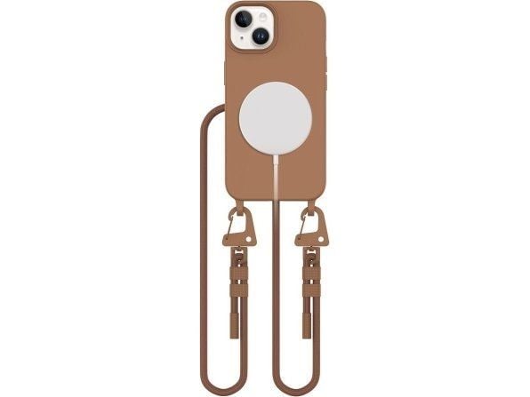 Hurtel Tech-Protect MagNecklace MagSafe-deksel til iPhone 13 - Brun