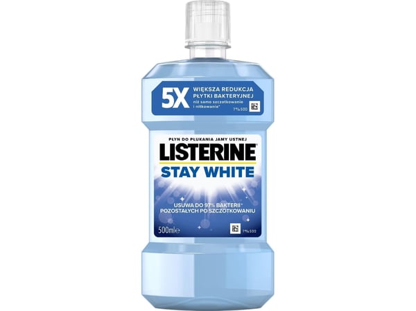 JOHNSON LISTERINE Stay White munnvann 500 ml
