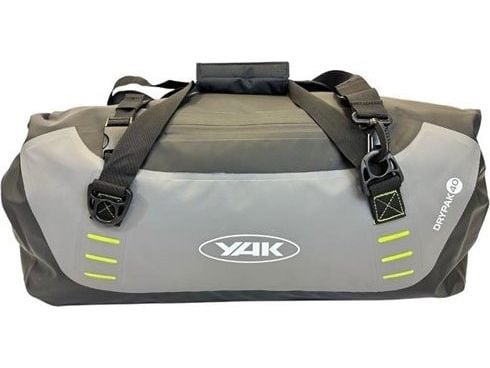 YAK YAK Dry holdall 40L - sort/grå/lime 7003338