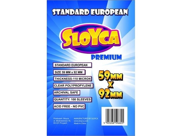 Standard European Premium 59x92mm 100pc T-skjorter