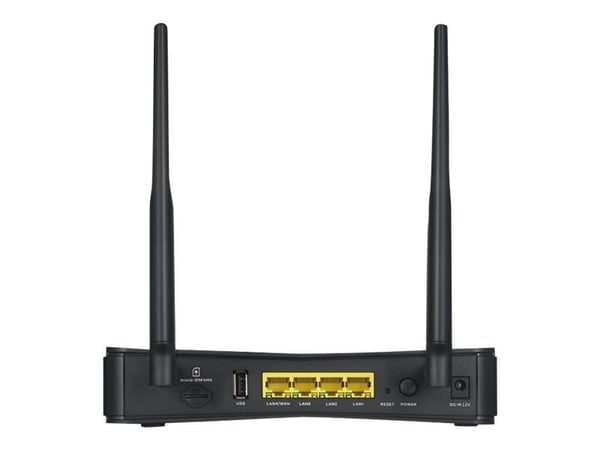 Zyxel LTE3301-PLUS - Trådløs ruter - WWAN 4-portssvitsj - 1GbE - Wi-Fi 5 - Dobbeltbånd