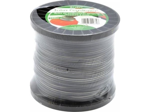 GEKO tråd til trimmer – armert (kvadrat) 2,4 mm x 100 m (24) G73941