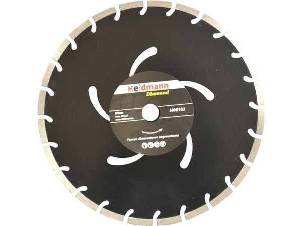 Geko diamantskive 350x25,4x10mm svart (H00103)
