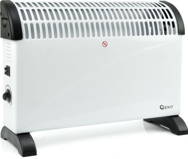 Geko konvektorovn hvit med termostat 2000W