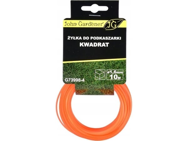 Geko trimmertråd till grästrimmer kvadrat 1,6 mm x 10 m (20/240)