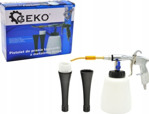 Geko pistolet for vask av møbeltrekk med metallmunnstykke (10)