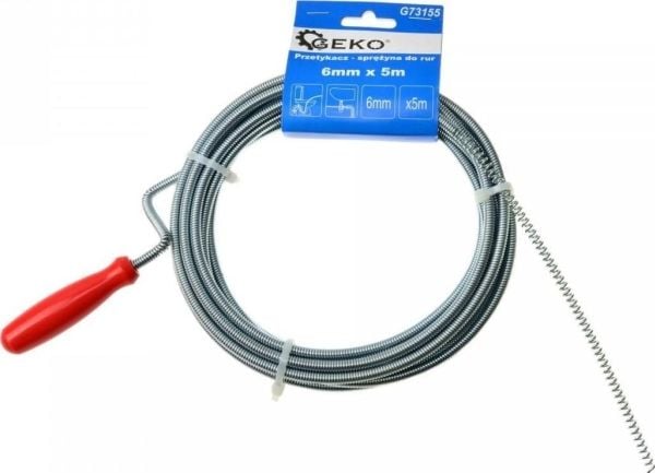 Geko proppfjerner - rørfjedre 6 mm x 5 m (20) G73155 GEKO