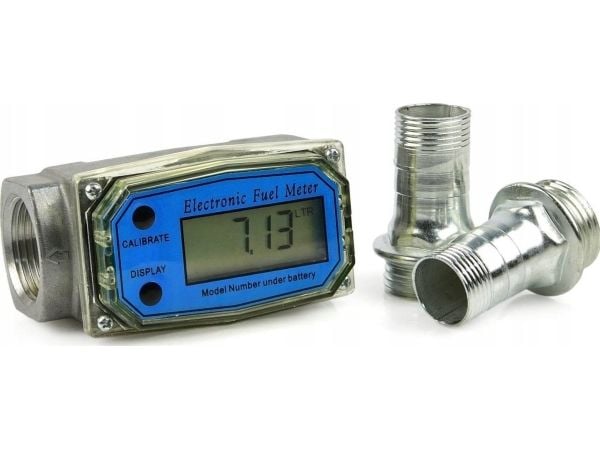 Geko Universal nesteen/polttoaineen virtausmittari LCD 1" (20) Geko Universal nesteen/polttoaineen virtausmittari LCD 1" (20)