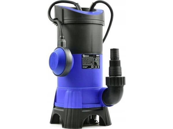 Geko Plastpumpe for skittent vann 1100W (4)