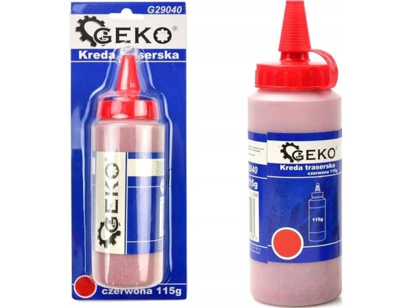 Geko sporingskritt rød 115 g