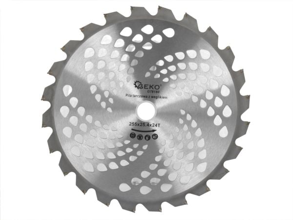 Geko Shield med Widia for bensintrimmer 255x25,4mmx24T (50)