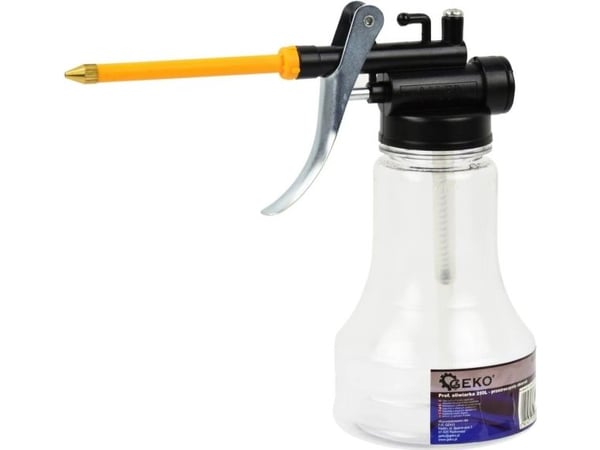 Geko Prof. oljekanne 250 ml - gjennomsiktig beholder (10/120)
