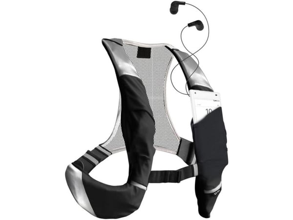 SBS TESPORTFITBAGB, 15,2 cm (6"), Musta, Harmaa
