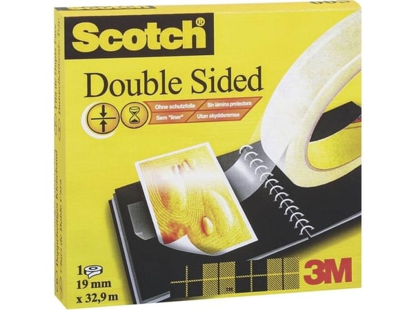 Scotch dobbeltsidig tape 665 12 mm/22,8 m