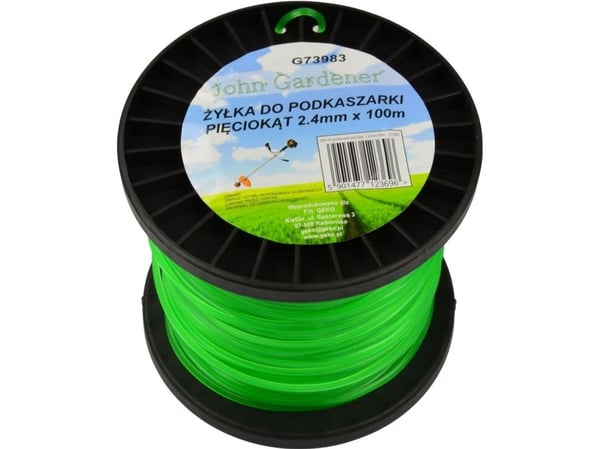 Geko snor til ryddesag sekskant 2,4 mm x 100 m (24)