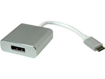 ROLINE 12.03.3220, 0.1 m, USB Type-C, DisplayPort, uros, naaras, suora, suora