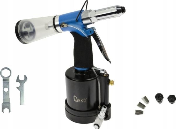GEKO pneumatisk nagletang med automatisk innmating av nagler 2,4–6,4 mm (10)