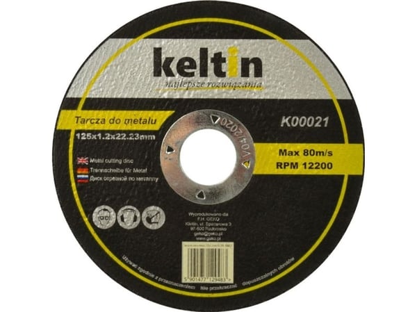 Geko metallskjæreskive 125x1,2mm (K00020)