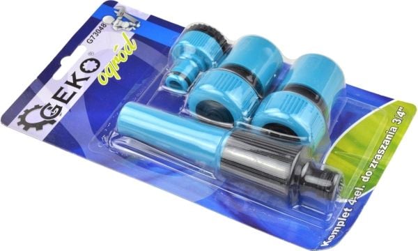 Geko sprinklersett 4 deler 3/4" (blister) Blue Line (20/80)