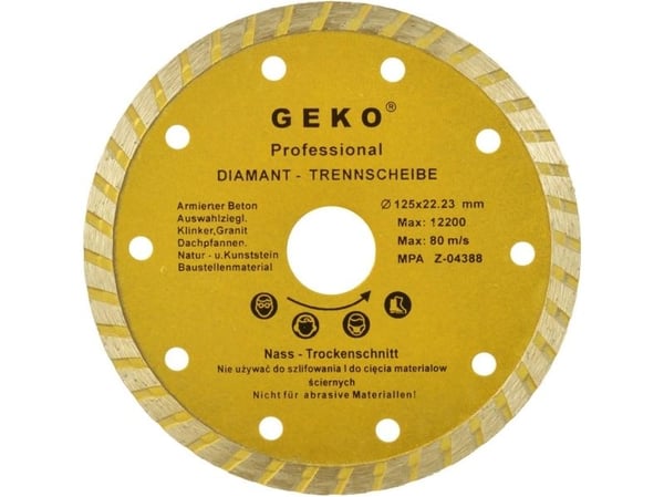 GEKO PROFI(200) turbo kappeskive Ø125 mm
