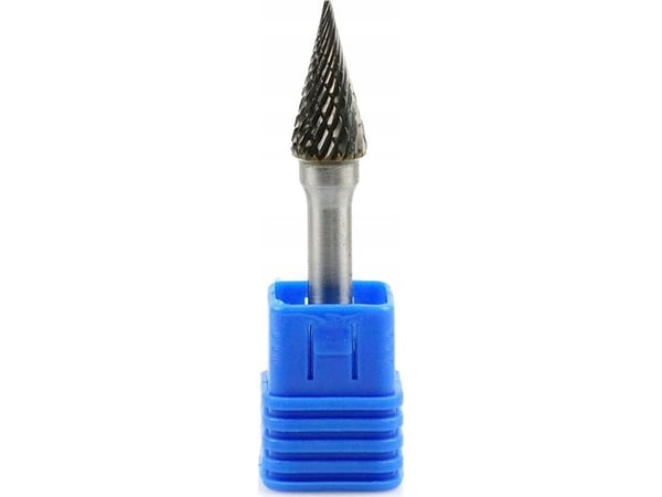Geko Fresefil for metall 10x20mm skaft 6mm (konisk) (200)